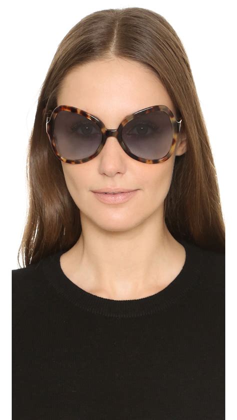 prada 54mm butterfly sunglasses|prada blue tortoise shell sunglasses.